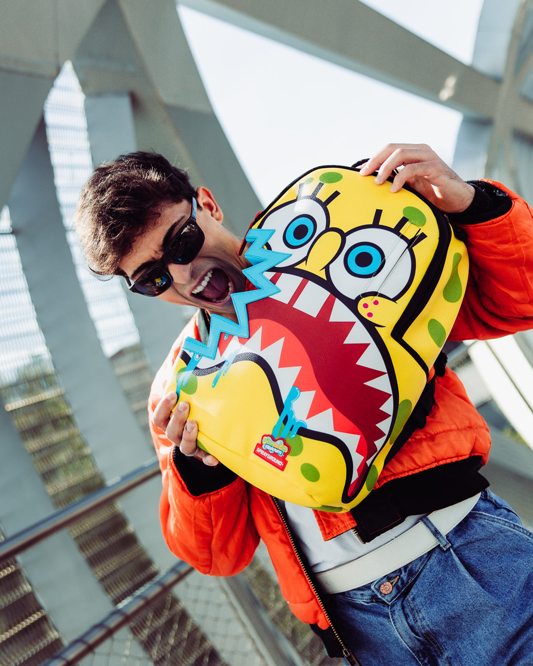 SPRAYGROUND® BACKPACK SPONGEBOB SHARKBITE BACKPACK (DLXV)