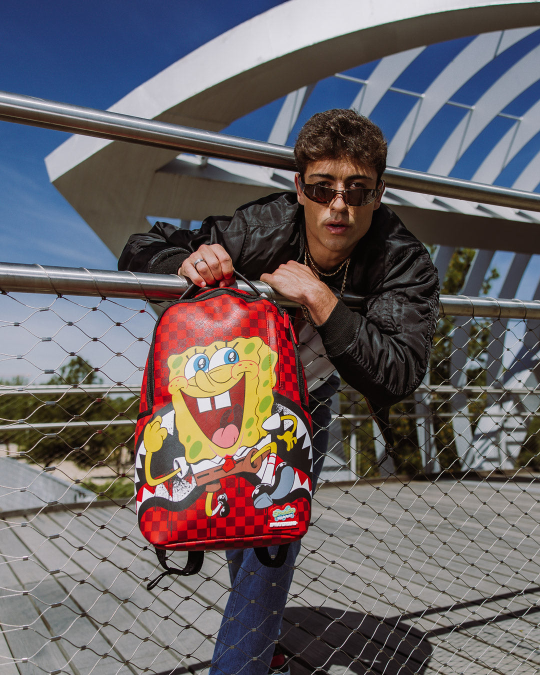 SPRAYGROUND® BACKPACK SPONGEBOB HELLO WORLD BACKPACK (DLXV)