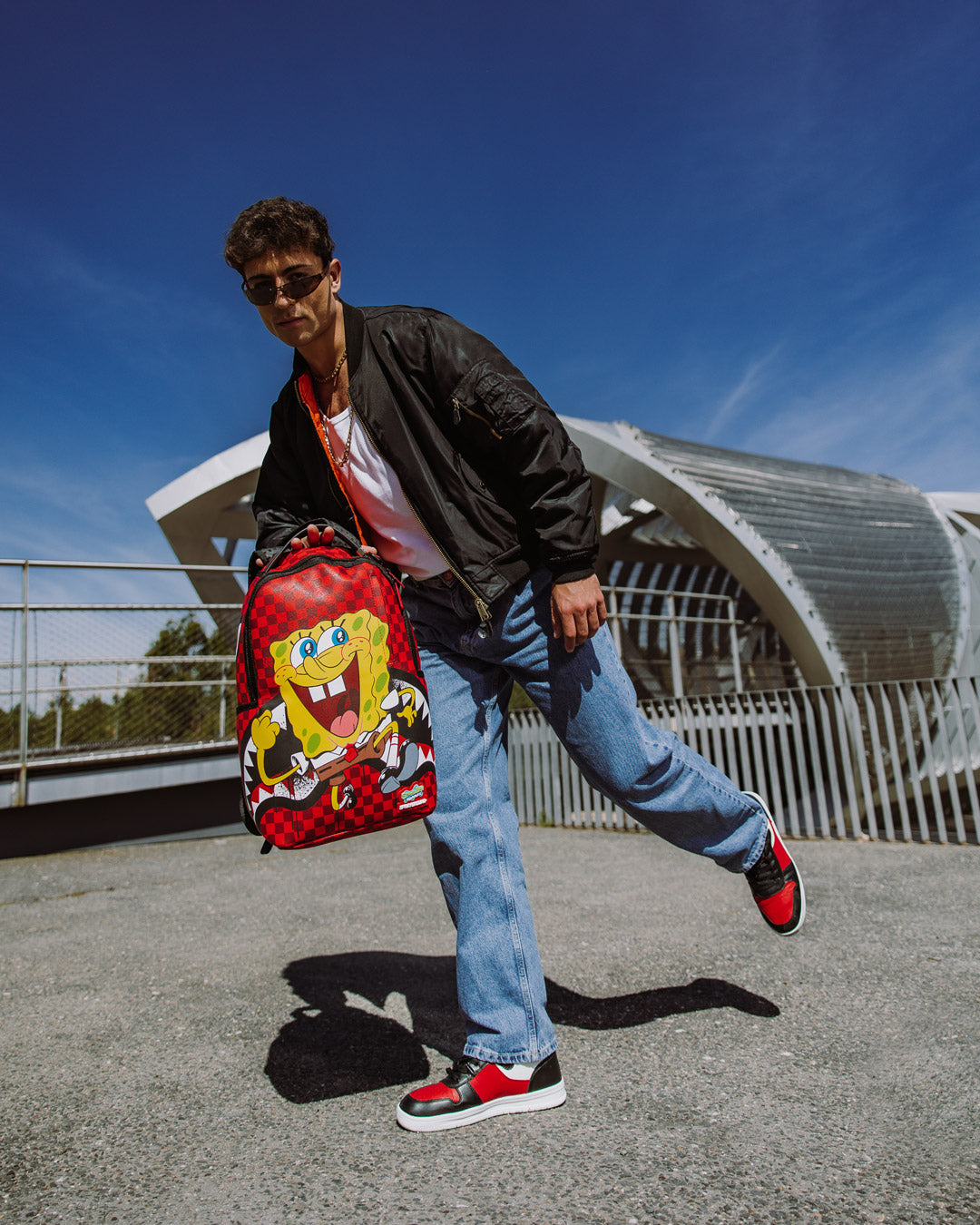 SPRAYGROUND® BACKPACK SPONGEBOB HELLO WORLD BACKPACK (DLXV)