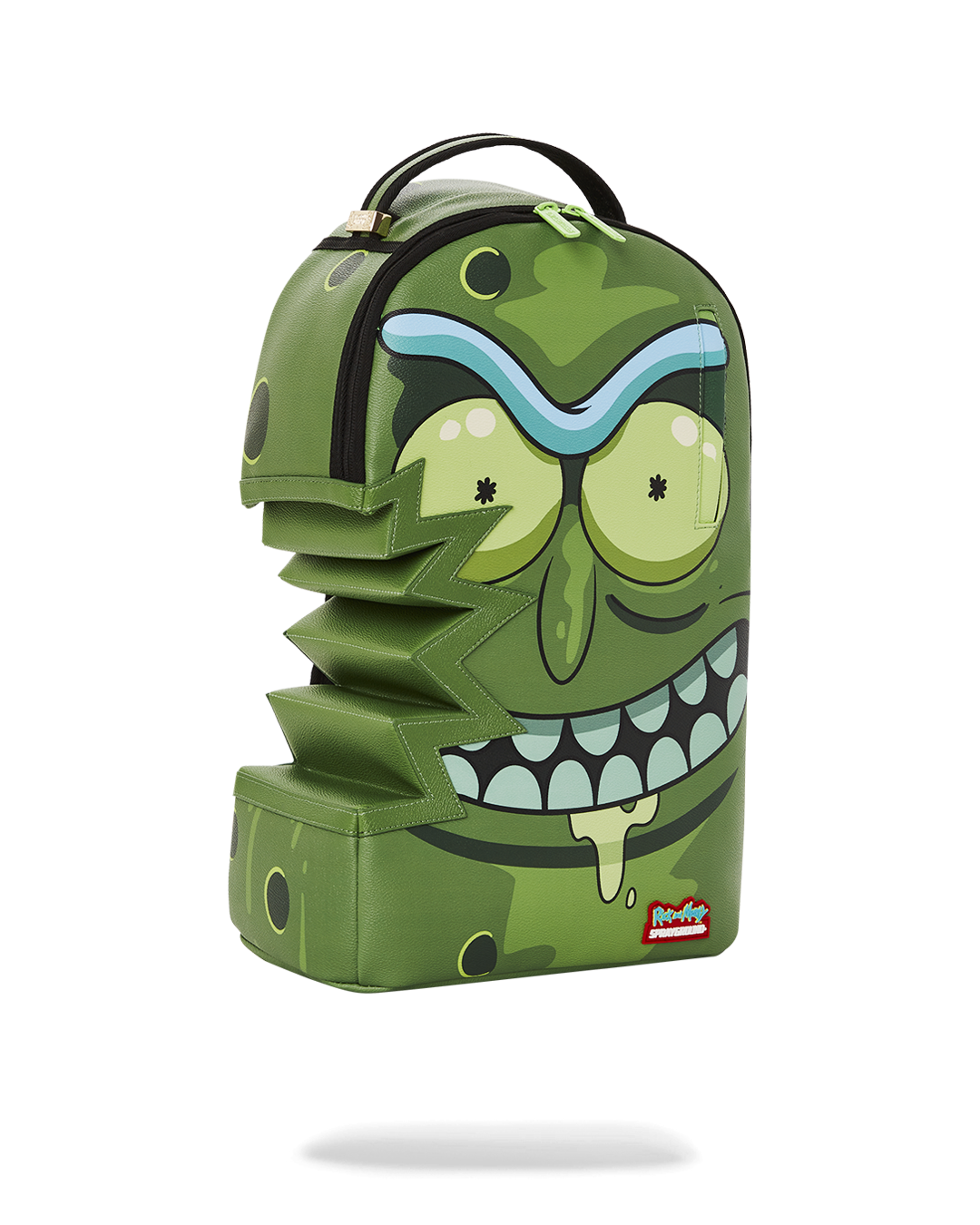 Sprayground x Rick & Morty Shark Bite Green Backpack