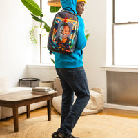 SPRAYGROUND® BACKPACK THE RARE DBD GRIN SHARK PORTRAIT BY RON ENGLISH- SUPER LIMITED EDITION