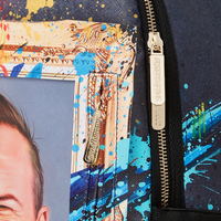 SPRAYGROUND® BACKPACK THE RARE DBD GRIN SHARK PORTRAIT BY RON ENGLISH- SUPER LIMITED EDITION