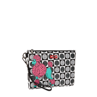 SPRAYGROUND® POUCHETTE POODLE CHECK RON ENGLISH COLLAB POUCHETTE