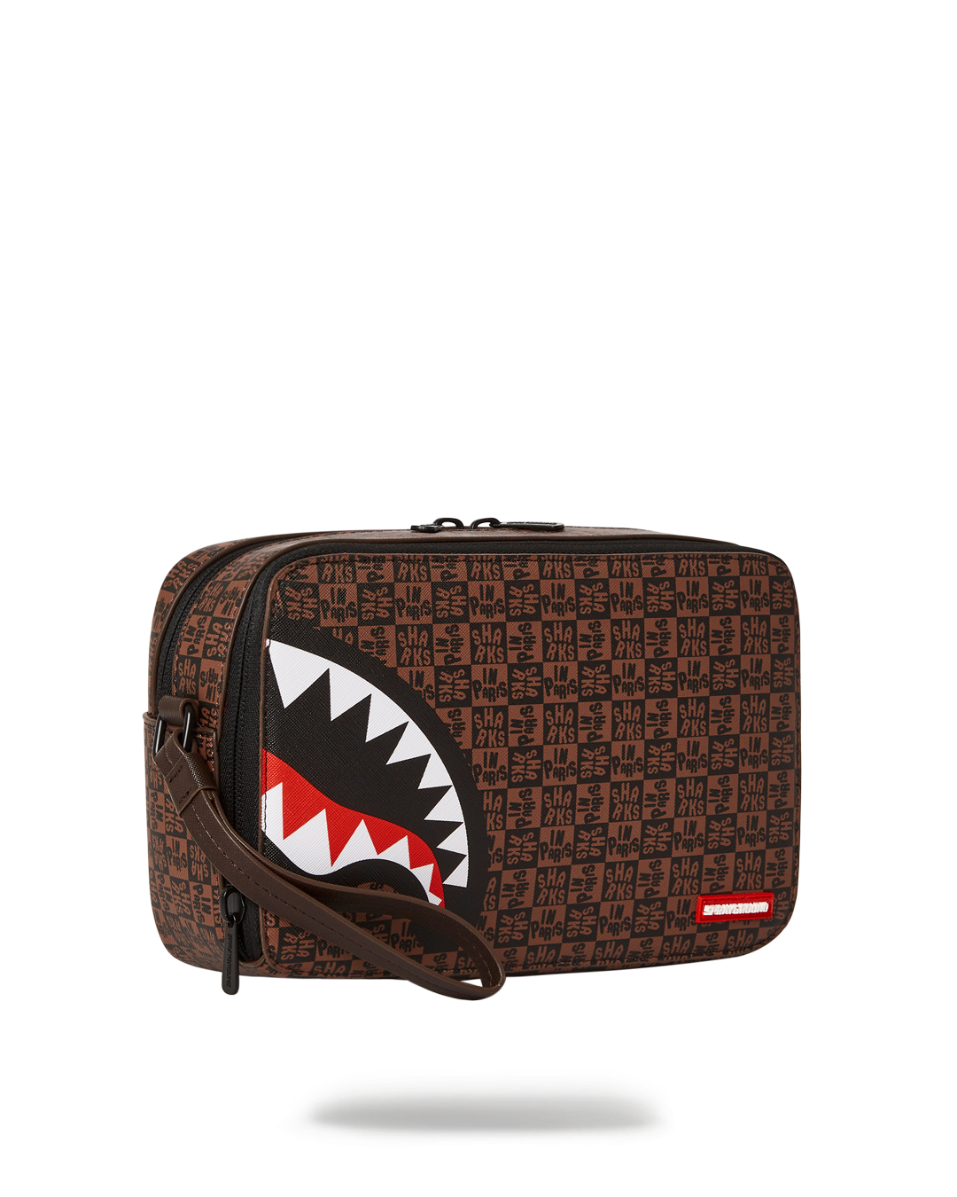 SPRAYGROUND® TOILETRY FRENZY SHARKS TOILETRY BAG