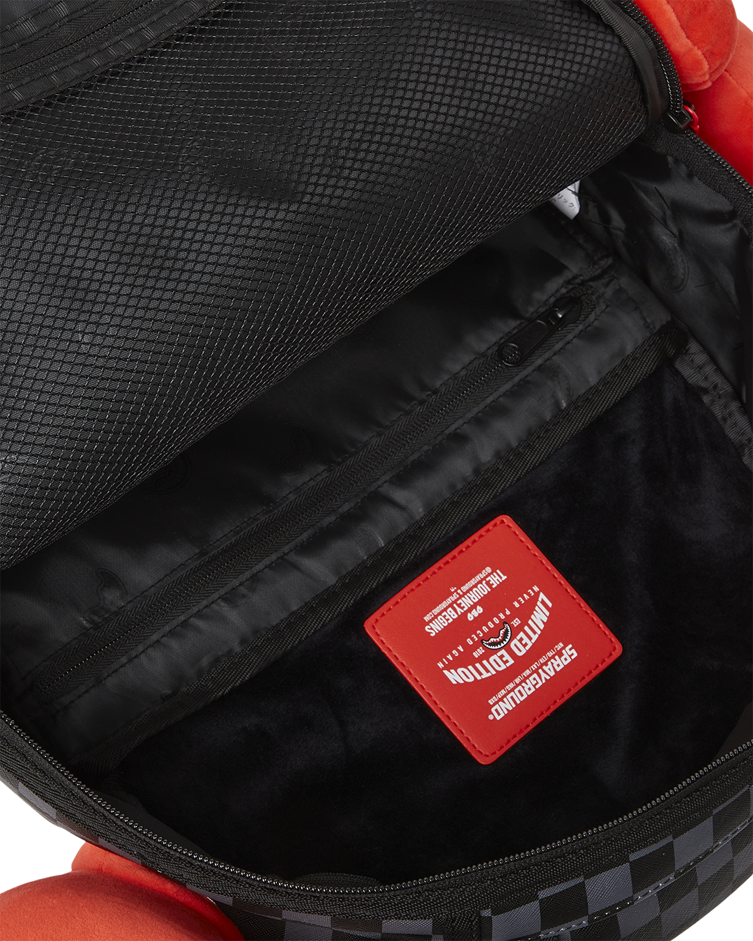 SPRAYGROUND® BACKPACK DIABLO PLUSH WRAPAROUND BACKPACK (DLXV)