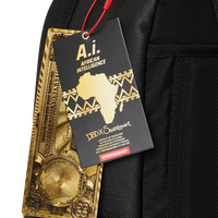 SPRAYGROUND® BACKPACK A.I.8 AFRICAN INTELLIGENCE GUIDED LEOPARD BACKPACK (DLXV)