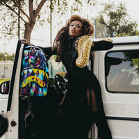 SPRAYGROUND® BACKPACK A.I.8 AFRICAN INTELLIGENCE PLANET UTOPIA BACKPACK (DLXV)