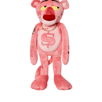 SPRAYGROUND® TEDDY BEAR PINK PANTHER UP TO NO GOOD TEDDY BEAR BACKPACK