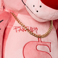 SPRAYGROUND® TEDDY BEAR PINK PANTHER UP TO NO GOOD TEDDY BEAR BACKPACK