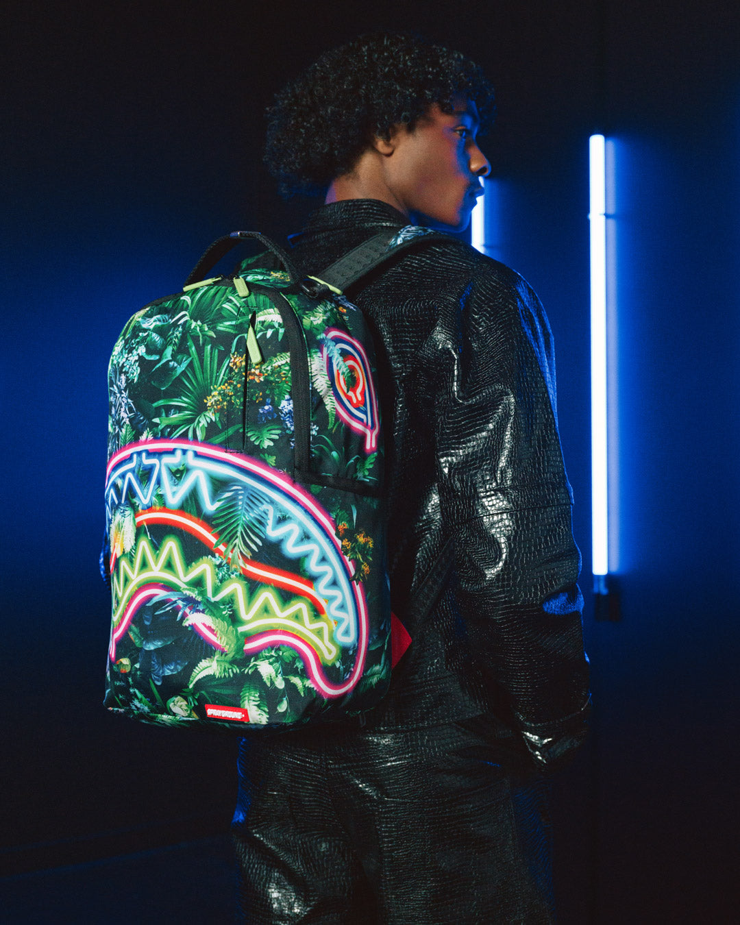 Printed canvas backpack - SPRAYGROUND - Girls