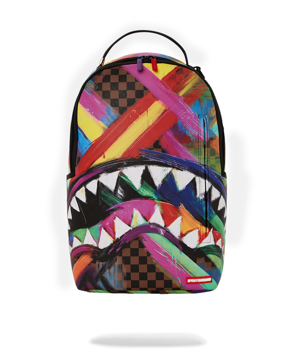 Backpacks Sprayground Tagged Up Sharks In Paris Backpack • shop