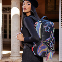 SPRAYGROUND® BACKPACK STAR RACER A.I.7 SANDFLOWER COLLAB BEADED BACKPACK