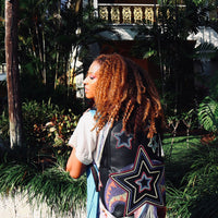 SPRAYGROUND® BACKPACK STAR RACER A.I.7 SANDFLOWER COLLAB BEADED BACKPACK
