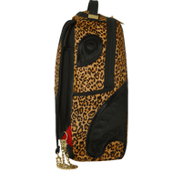 SPRAYGROUND® BACKPACK A.I.8 AFRICAN INTELLIGENCE LEOPARD FUR SHARK BACKPACK