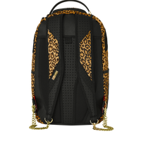 SPRAYGROUND® BACKPACK A.I.8 AFRICAN INTELLIGENCE LEOPARD FUR SHARK BACKPACK