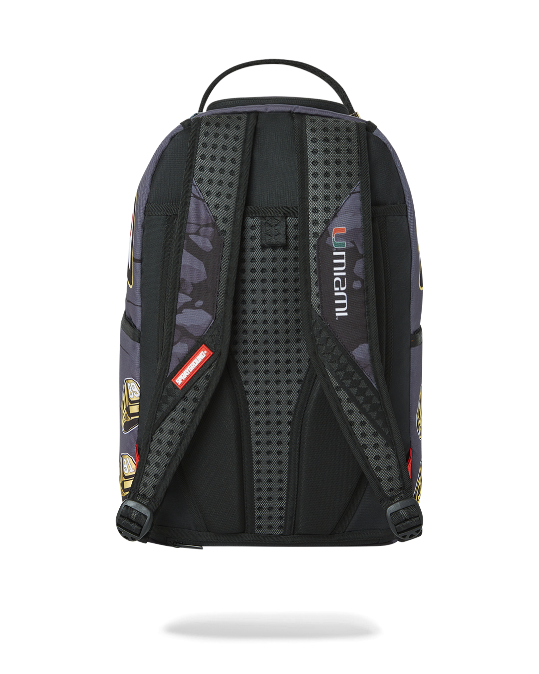 SPRAYGROUND® BACKPACK CANES MUSCLE UNIVERSITY OF MIAMI BACKPACK (WITH WARREN SAPP)