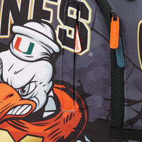 SPRAYGROUND® BACKPACK CANES MUSCLE UNIVERSITY OF MIAMI BACKPACK (WITH WARREN SAPP)