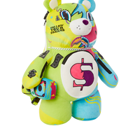 SPRAYGROUND® BACKPACK SUPER WEIRD MONEYBEAR TEDDYBEAR BACKPACK