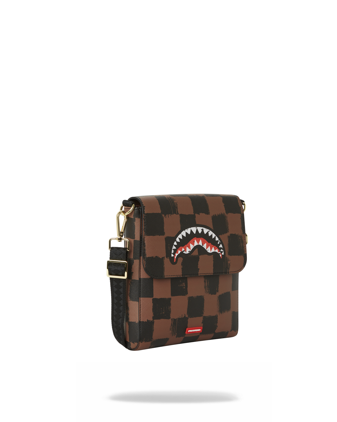 Sprayground Sharks In Paris Sling Crossbody Mens Bag Brown