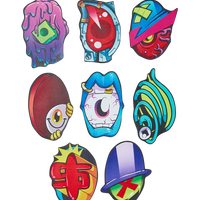 SPRAYGROUND® BACKPACK EYEZ ON THE PRIZE BACKPACK (REMOVABLE VELCRO EYES)