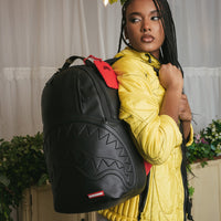 SPRAYGROUND® BACKPACK EMBOSSED SHARK TRAVELER BACKPACK (DLXV)
