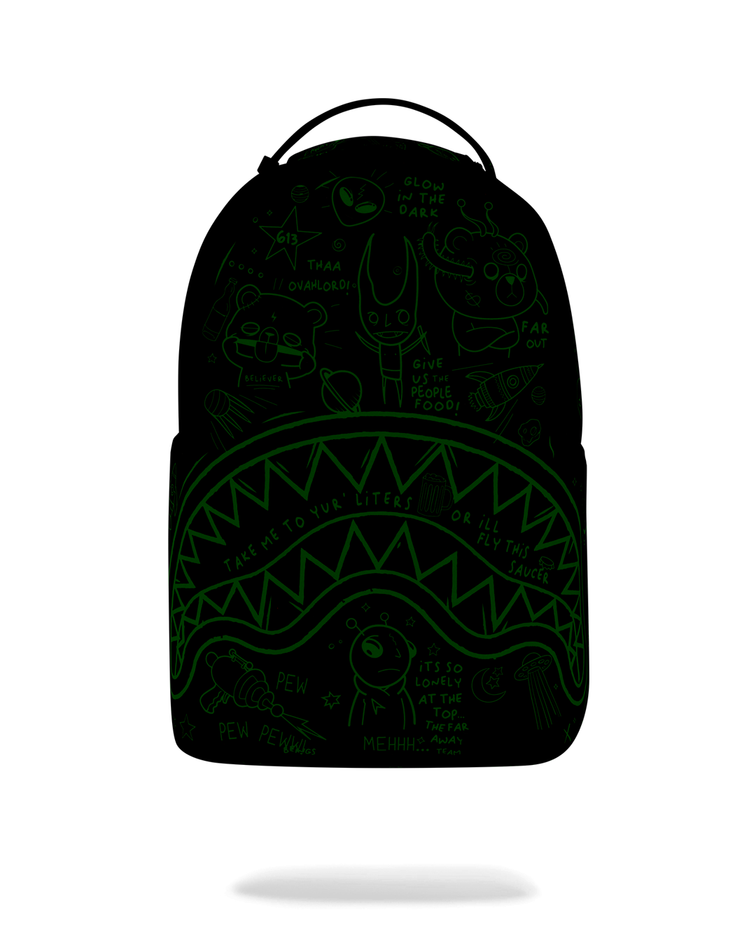 Sprayground backpack glow in the dark Clearance