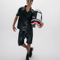 SPRAYGROUND® BACKPACK SHARK CENTRAL SPLIT BACKPACK BLK/WHT (DLXV)