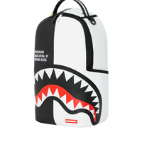 SPRAYGROUND® BACKPACK SHARK CENTRAL SPLIT BACKPACK BLK/WHT (DLXV)