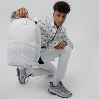 SPRAYGROUND® BACKPACK SHARK CENTRAL BACKPACK WHT/WHT (DLXV)