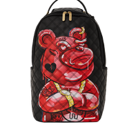 SPRAYGROUND® BACKPACK QUILT HAND PAINTED DIABLO BEAR BACKPACK (DLXV)