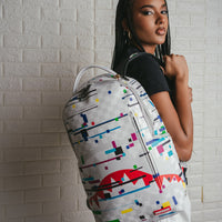 SPRAYGROUND® BACKPACK SHARKS IN PARIS GLITCH RIDER BACKPACK (DLXV)
