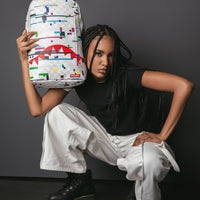 SPRAYGROUND® BACKPACK SHARKS IN PARIS GLITCH RIDER BACKPACK (DLXV)