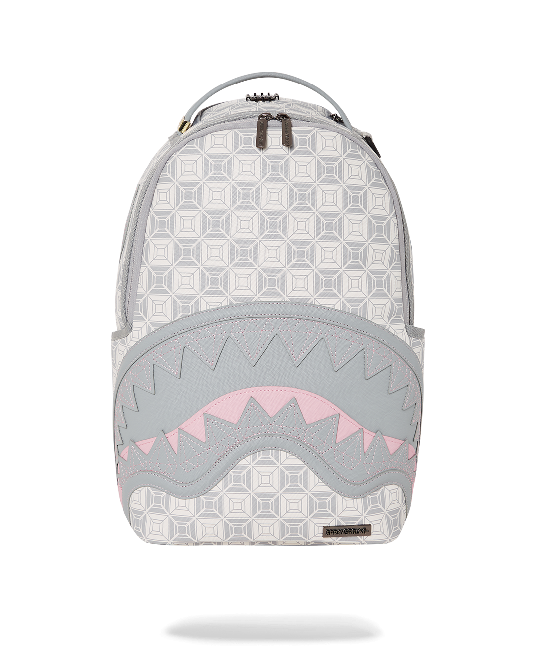 Pink and white sprayground backpack Clearance