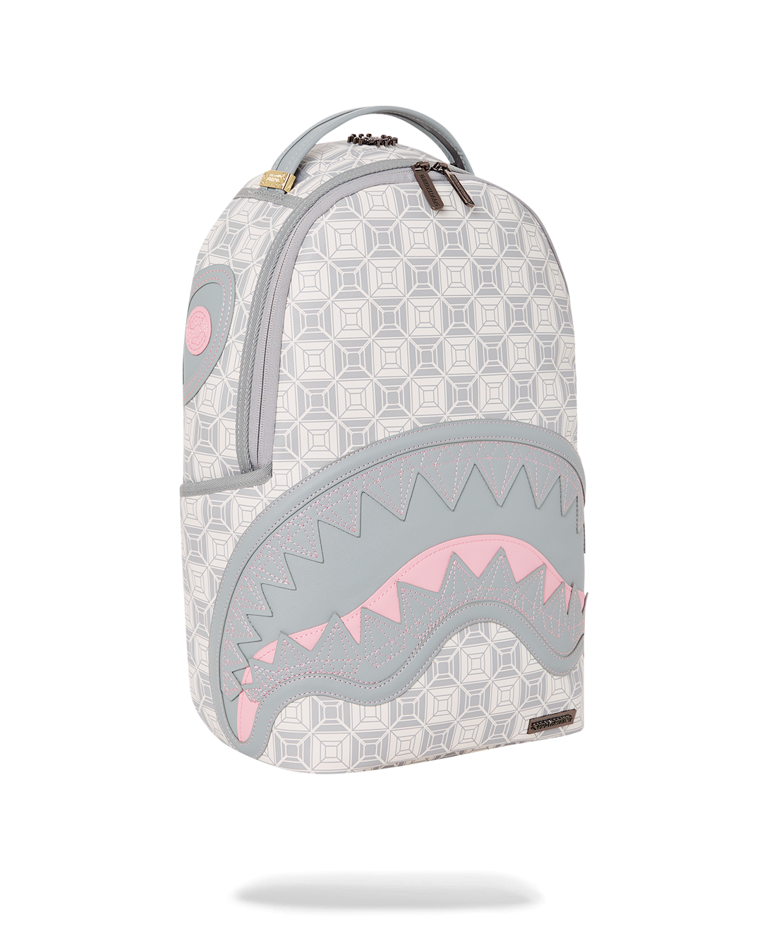 Pink and grey sprayground backpack Clearance