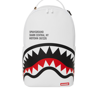 SPRAYGROUND® BACKPACK SHARK CENTRAL (WHT) BACKPACK (DLXV)