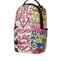 SPRAYGROUND® BACKPACK TRI-SPLIT GRAFFITI BACKPACK (DLXV)