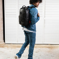 SPRAYGROUND® BACKPACK HEAVY METAL SHARK BLACK BACKPACK (DLXV)
