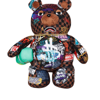 SPRAYGROUND® BACKPACK SHARKS IN PARIS THE RIZZ MONEYBEAR TEDDYBEAR BACKPACK