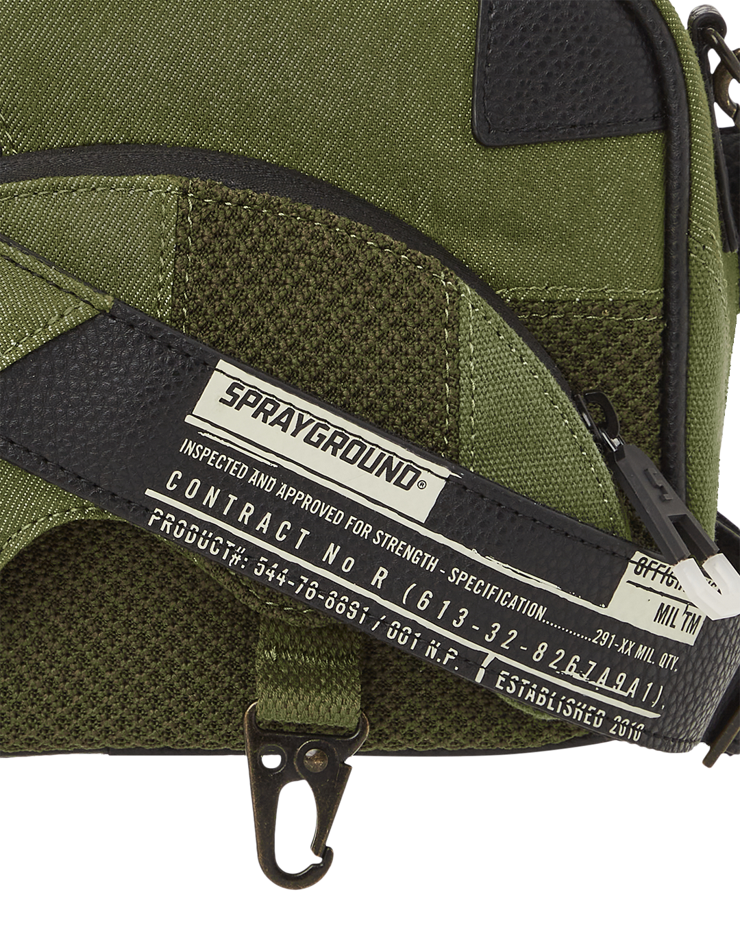 SPRAYGROUND® TOILETRY SPECIAL OPS OPERATION SUCCE$$ BRICKSIDE TOILETRY MESSENGER BAG