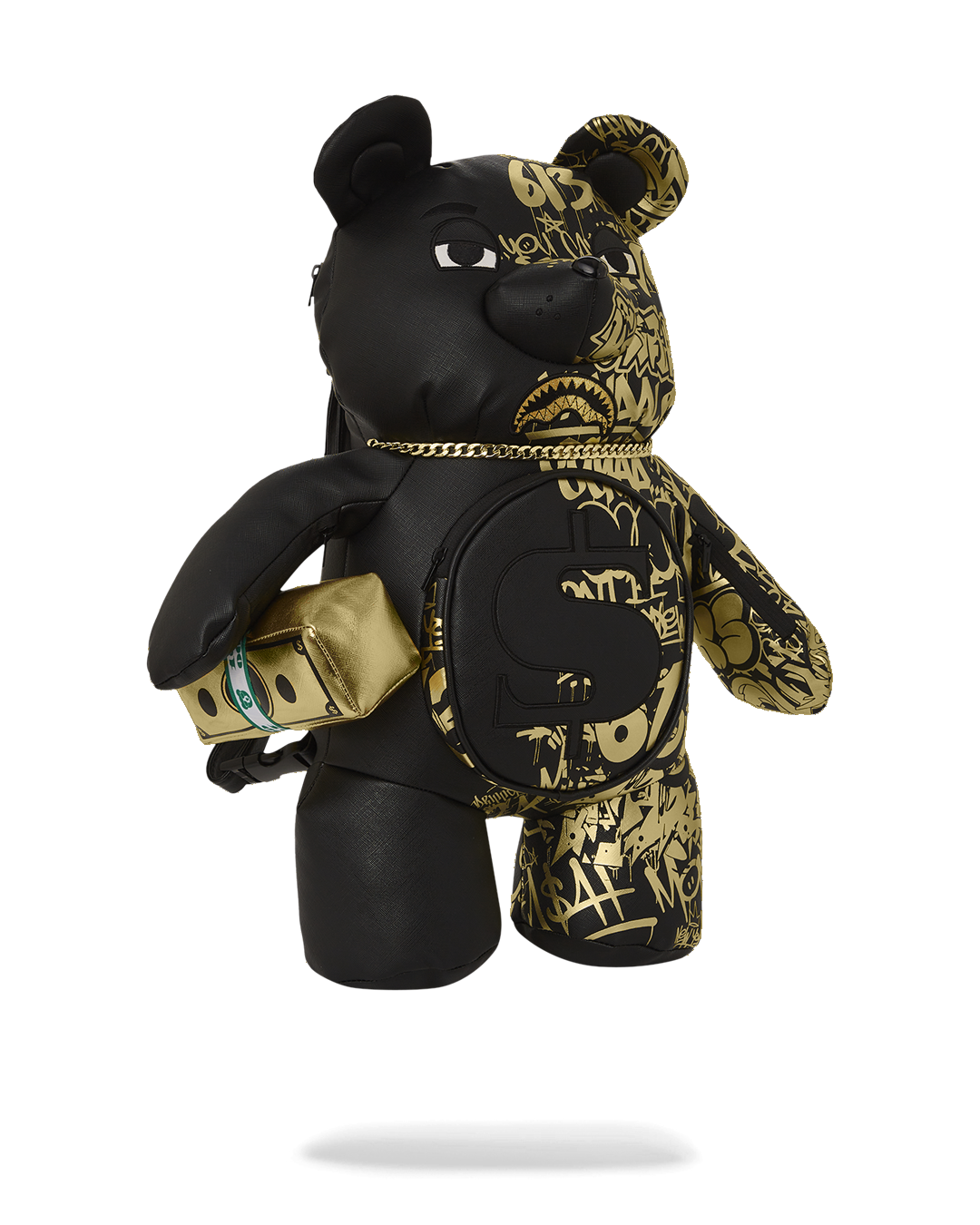 Sprayground teddy bear backpack black Clearance