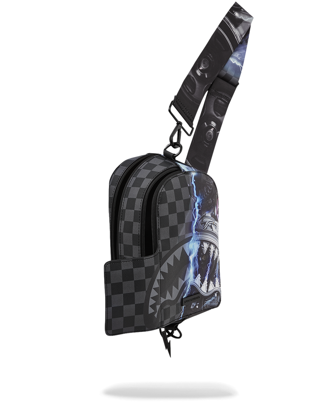 Sprayground Kid The Undercurrent Faux-Leather Backpack - Black