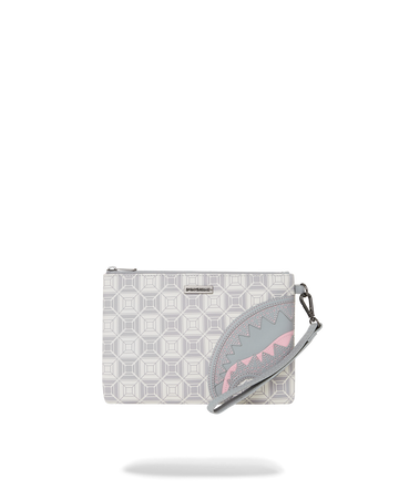 SPRAYGROUND® POUCHETTE A.I.8 AFRICAN INTELLIGENCE BOOKED & BUSY CROSSOVER CLUTCH