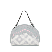 SPRAYGROUND® HANDBAG A.I.8 AFRICAN INTELLIGENCE BOOKED & BUSY SHARK HANDBAG