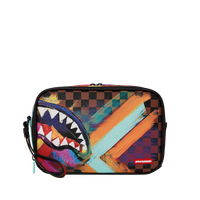 SPRAYGROUND® TOILETRY SHARKS IN PARIS CITY STREAKS TOILETRY BAG