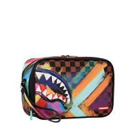 SPRAYGROUND® TOILETRY SHARKS IN PARIS CITY STREAKS TOILETRY BAG