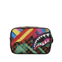 SPRAYGROUND® TOILETRY SHARKS IN PARIS CITY STREAKS TOILETRY BAG