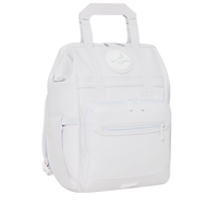 SPRAYGROUND® BACKPACK HEAVY METAL SHARK WHITE OUT BIZ TOP OPENER BACKPACK