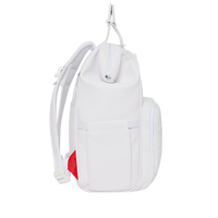 SPRAYGROUND® BACKPACK HEAVY METAL SHARK WHITE OUT BIZ TOP OPENER BACKPACK