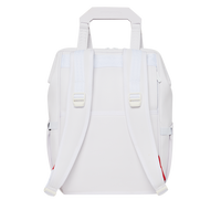 SPRAYGROUND® BACKPACK HEAVY METAL SHARK WHITE OUT BIZ TOP OPENER BACKPACK