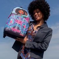 SPRAYGROUND® BACKPACK KARMA'S WORLD TURN UP THE VOLUME BACKPACK